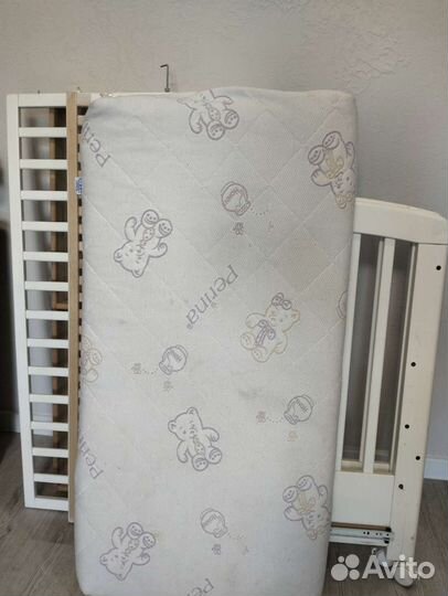 Детская кровать с матрасом бу