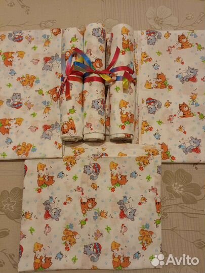 Пеленки детские хлопок