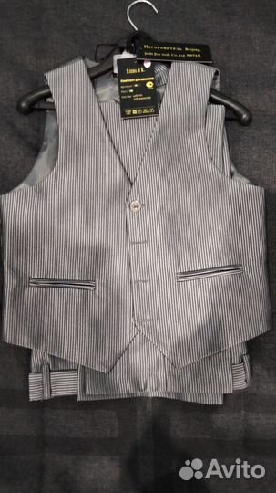 Комплект (жилетка, брюки, бабочка)