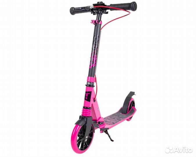 Самокат techteam 180 Delta черный/розовый (2022)