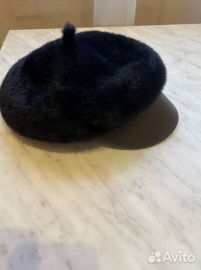 Меховая женская кепка