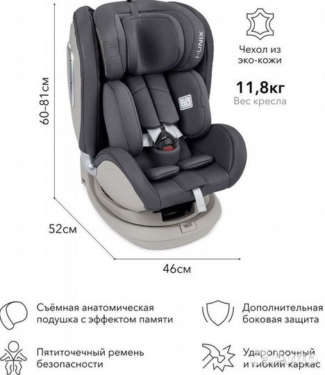 Автокресло детское Happy Baby, до 36 кг