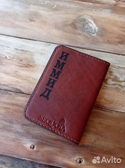 Sequoia Обложка для паспорта из натуральной кожи