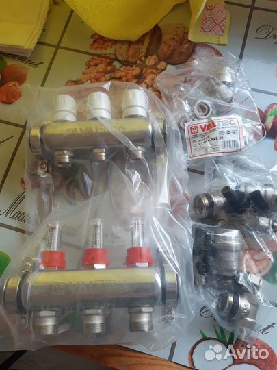 Коллектор для теплого пола valtec с евроконусами