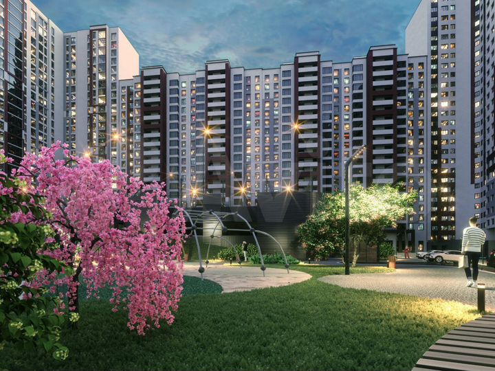 3-к. квартира, 67 м², 21/27 эт.