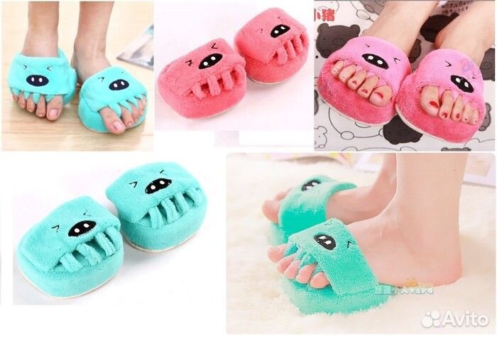 Тапочки для похудания (зелёные)