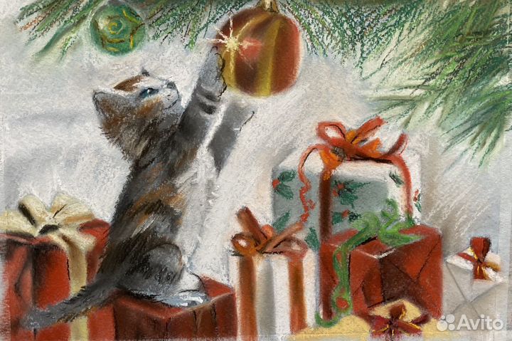 Рисунок пастелью, акварелью, карандашами на заказ