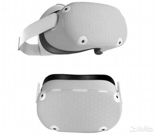 Силиконовый чехол для Oculus Quest 2 белый