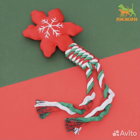 Мягкие игрушки для собак, новогодняя серия, в асс