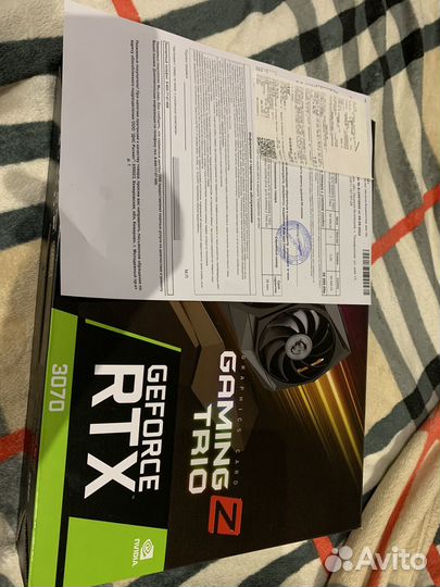 Видеокарта msi rtx 3070