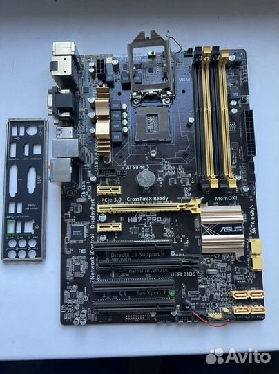 Материнская плата asus H87-pro