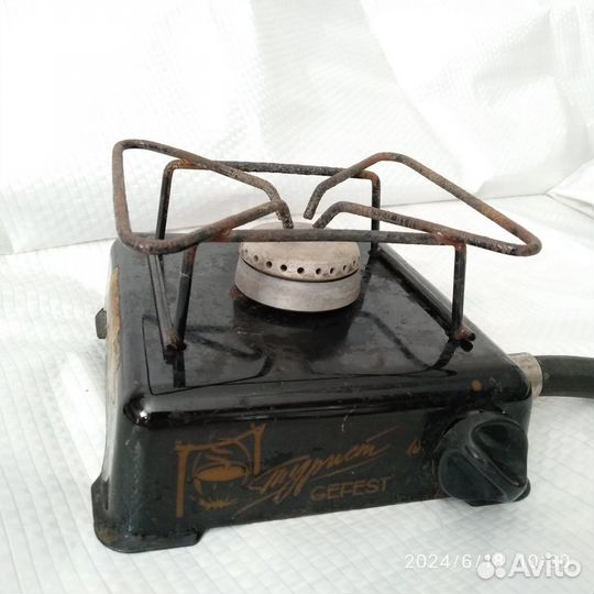 Плитка походная Гефест турист с редукторо