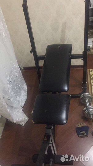 Скамья для жима лежа с стойками