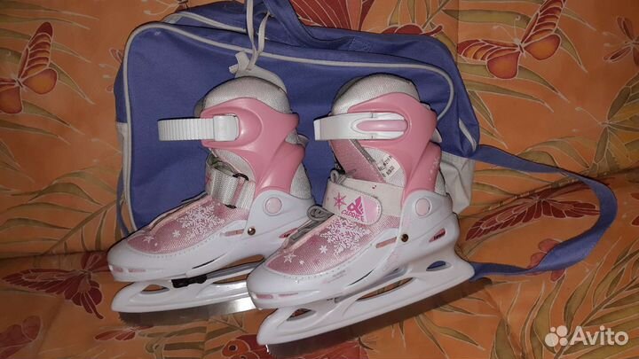 Коньки раздвижные для девочки 30 33