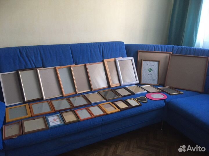 Рамки для фото,разных размеров и форм,31шт