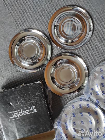 Блюдца подставки под бокалы Zepter, 12 шт, новые