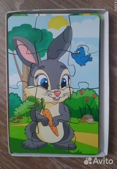 Деревянные пазлы и вкладыши