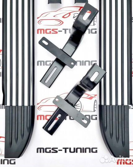 Пороги Hyundai Creta 2015-2023 подножки крета