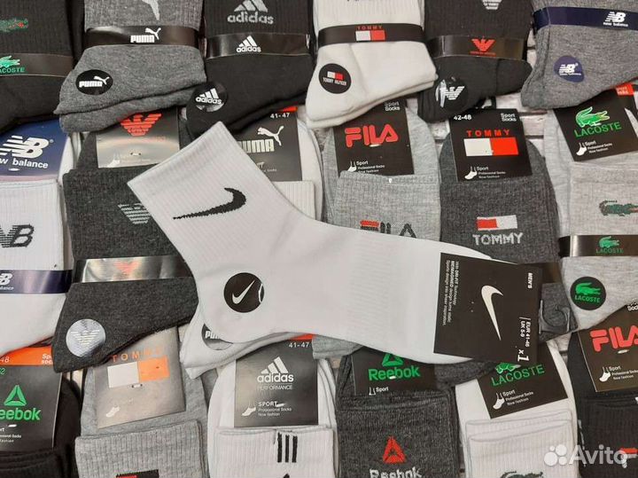 Носки Nike Adidas Puma Reebok