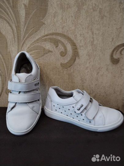 Кеды из натуральной кожи для девочки