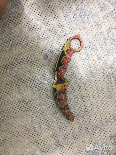 Деревянный нож керамбит