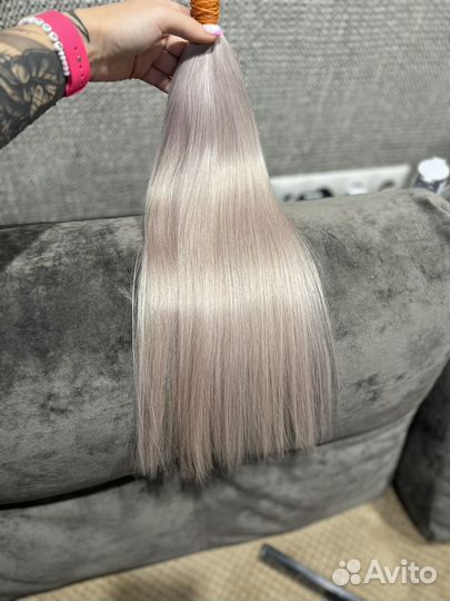 Волосы на срезы люкс 50/60см
