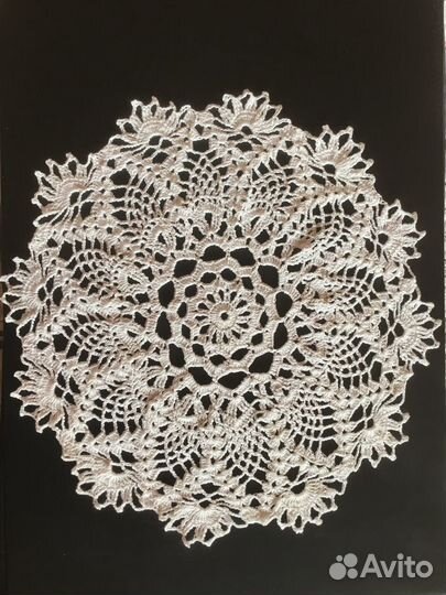 Ажурные салфетки вязаные крючком