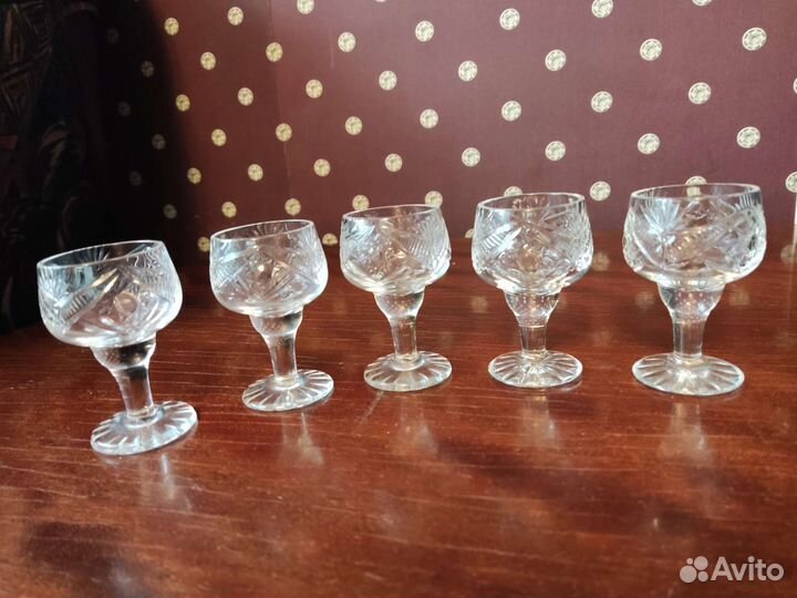 Фужеры хрустальные СССР