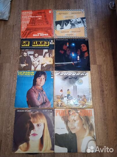 Пластинки рок, детские, из журнала Колобок и др