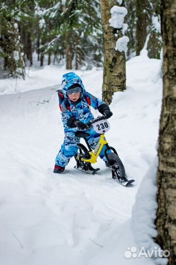 Strider sport беговел+ лыжи к нему