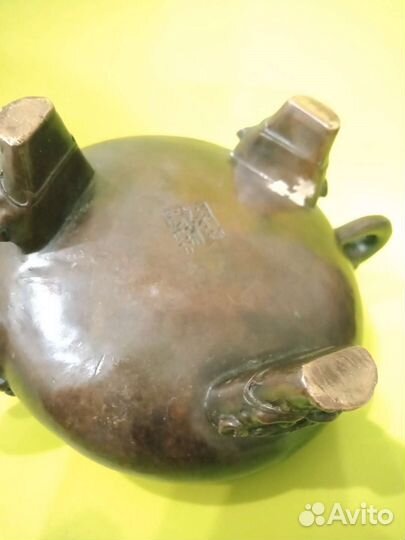 Антиквариат курильница бронза 
