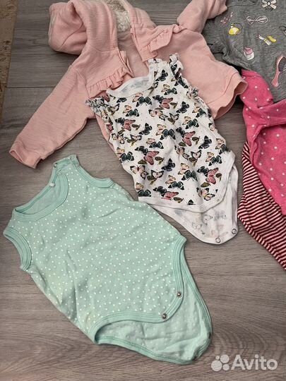 Пакет вещей на девочку 74-80