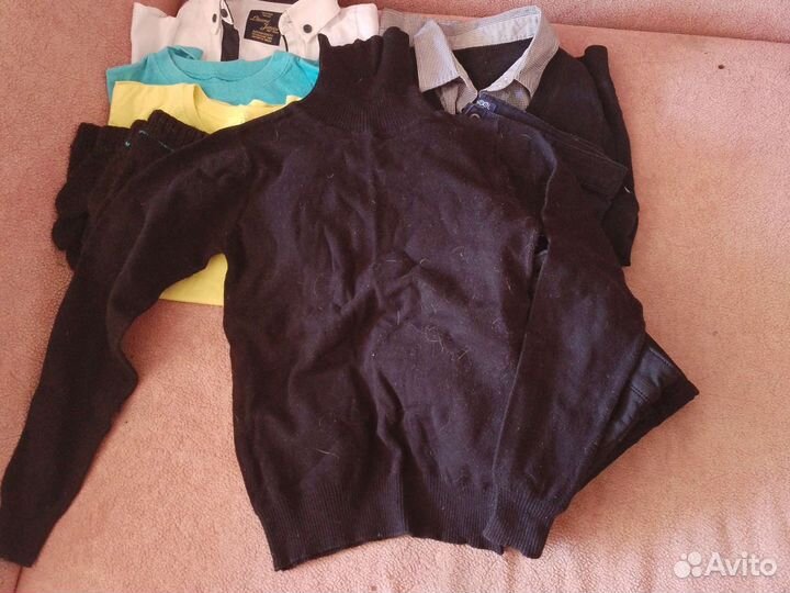 Вещи пакетом на мальчика 140