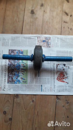 Спортинвентарь (колесо-ролик для пресса)