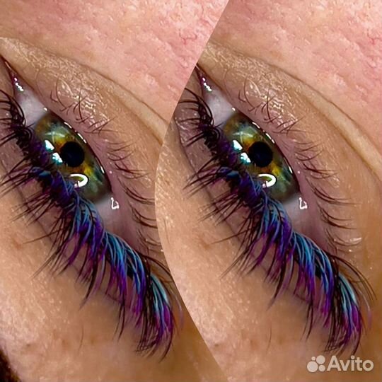 Наращивание, ламинирование ресниц Оформление брове