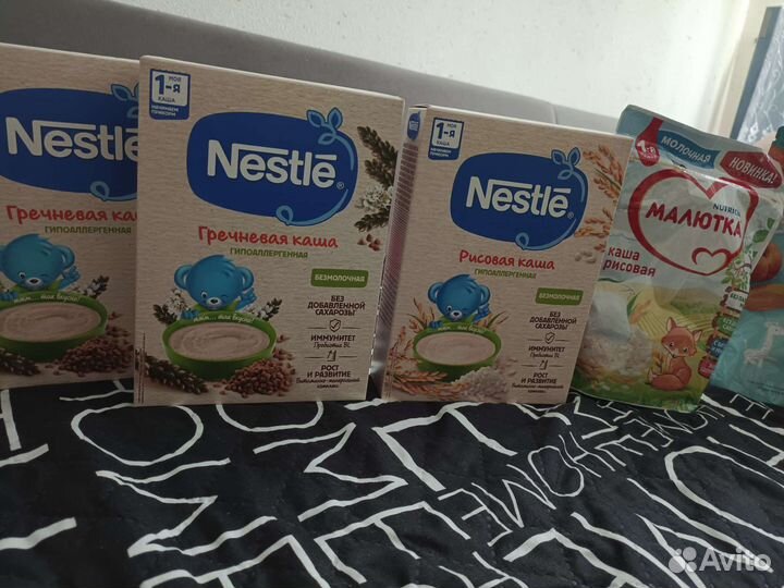 Детские каши молочные, безмолочные