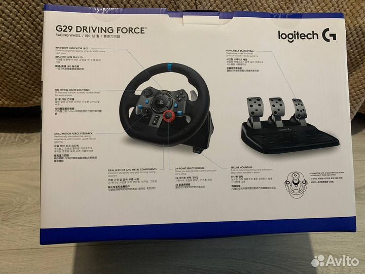 Logitech g29 руль с педалями
