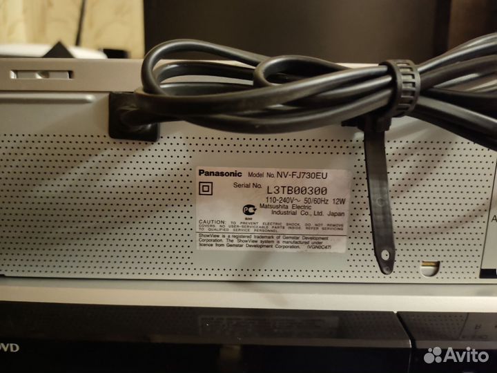 Видеомагнитофон panasonic nv fj 730