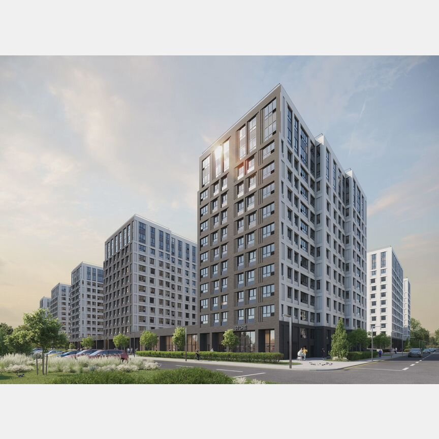 2-к. квартира, 60,6 м², 9/13 эт.