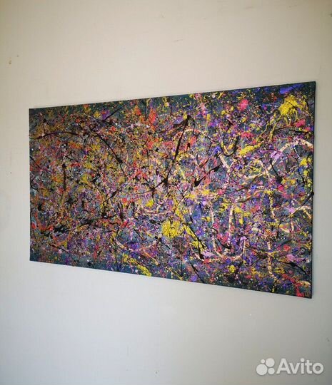 Стильная картина маслом ручная работа абстракция