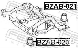 Сайлентблок подрамника передний bzab-020 Febest