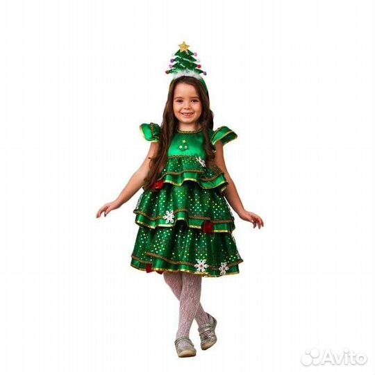 Новогодний костюм ёлочка 128