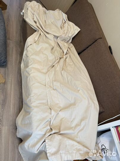 Штора 200/280 цвет: бежевый