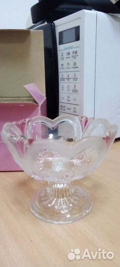 Салатник на ножке 13 см.Walther-Glas