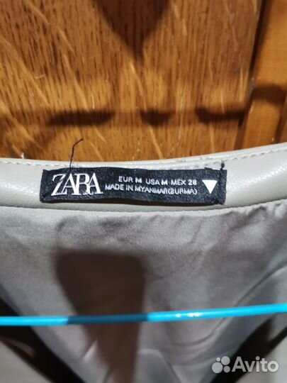 Платье кожаное Zara