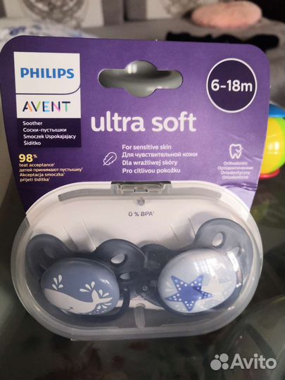 Пустышка avent 6 18