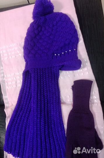 Шапка с длинными ушами