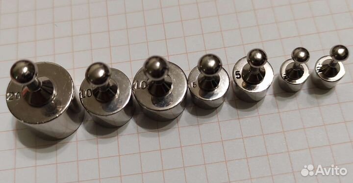 Гирьки весовые эталонные