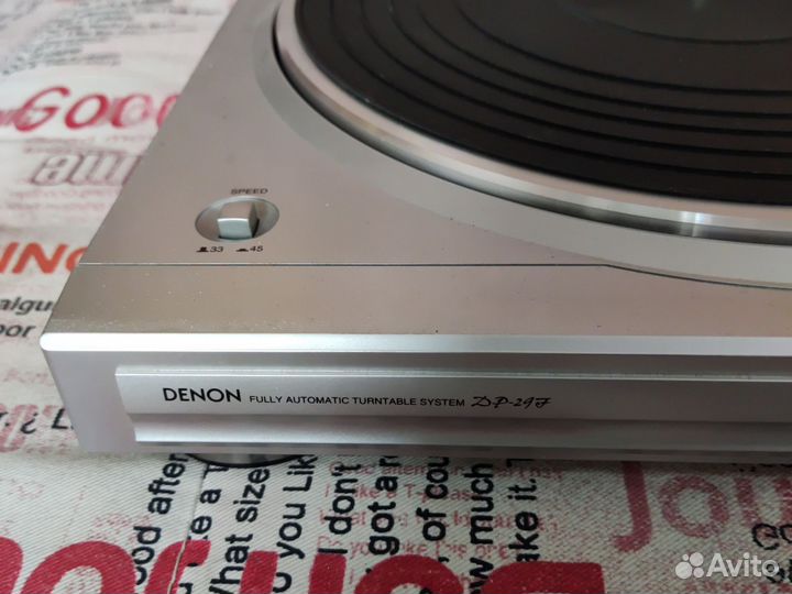 Проигрыватель винила denon DP-29f