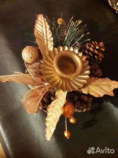 Подсвечник новогодний